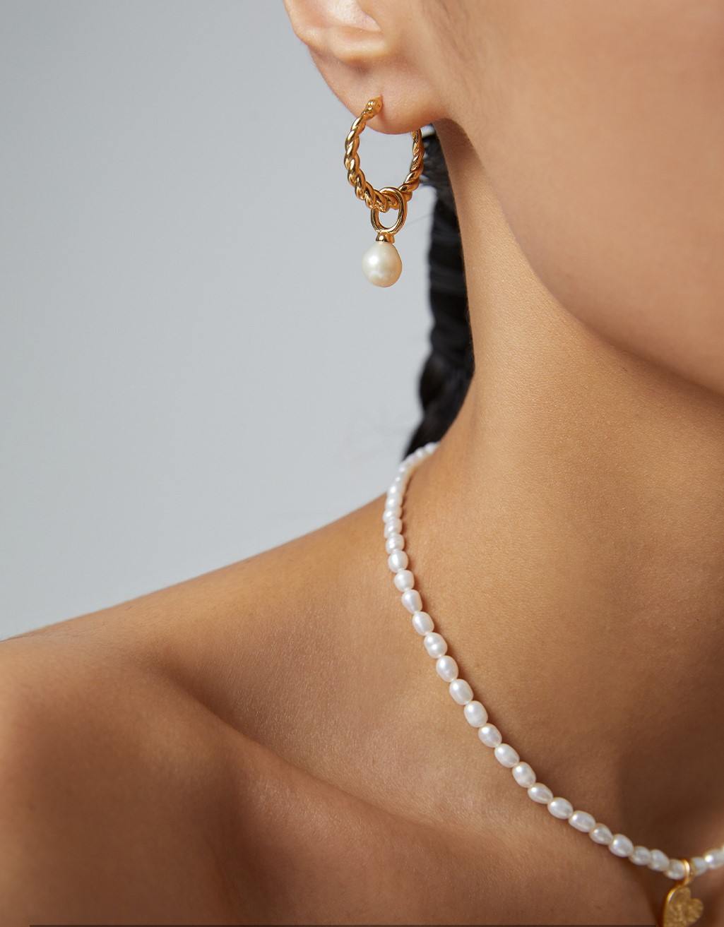 "Love" Elegant Natural Pearl Pendant Chic And Dainty Vibe-love story jewelry