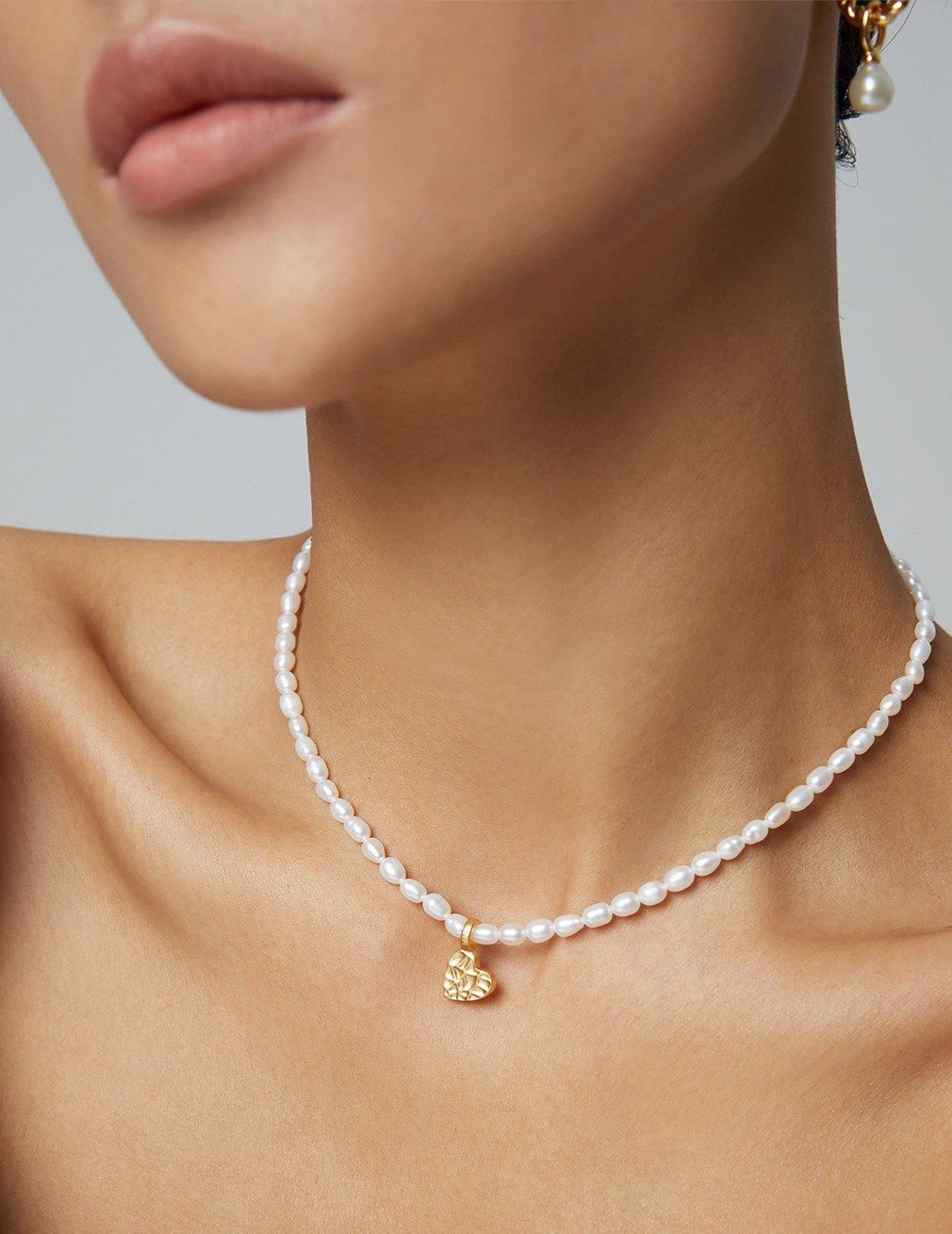 "Love" Elegant Natural Pearl Pendant Chic And Dainty Vibe-love story jewelry