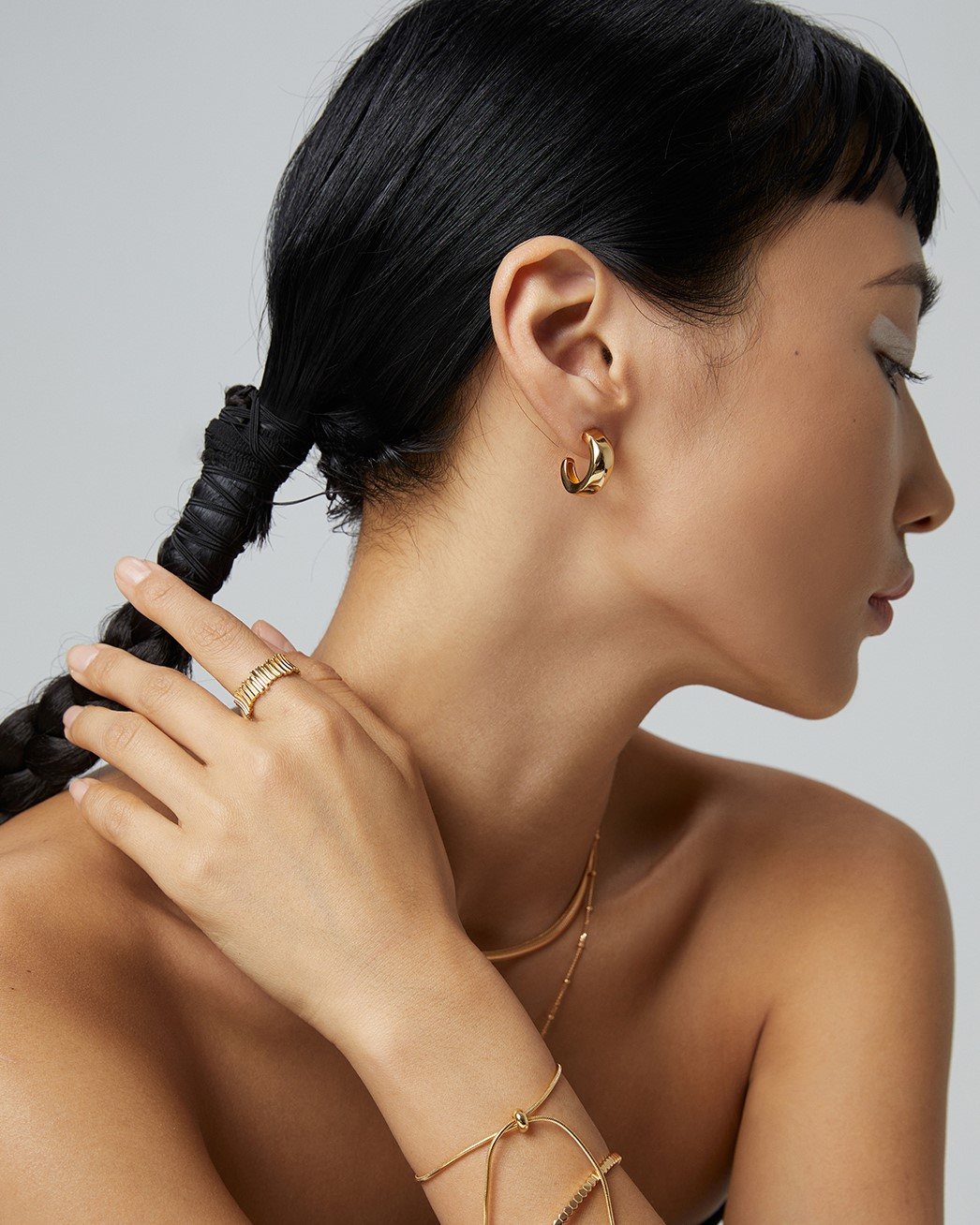 Sterling silver minimalist twisted earrings-love story jewelry