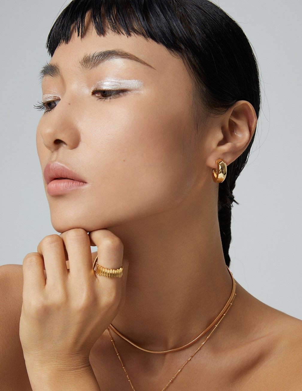 Sterling silver minimalist twisted earrings-love story jewelry